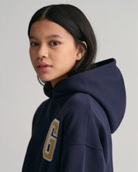 Teen Girls Hoodie mit gedrehtem Detail