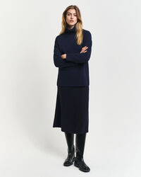 Herringbone Rollkragenpullover mit Detail