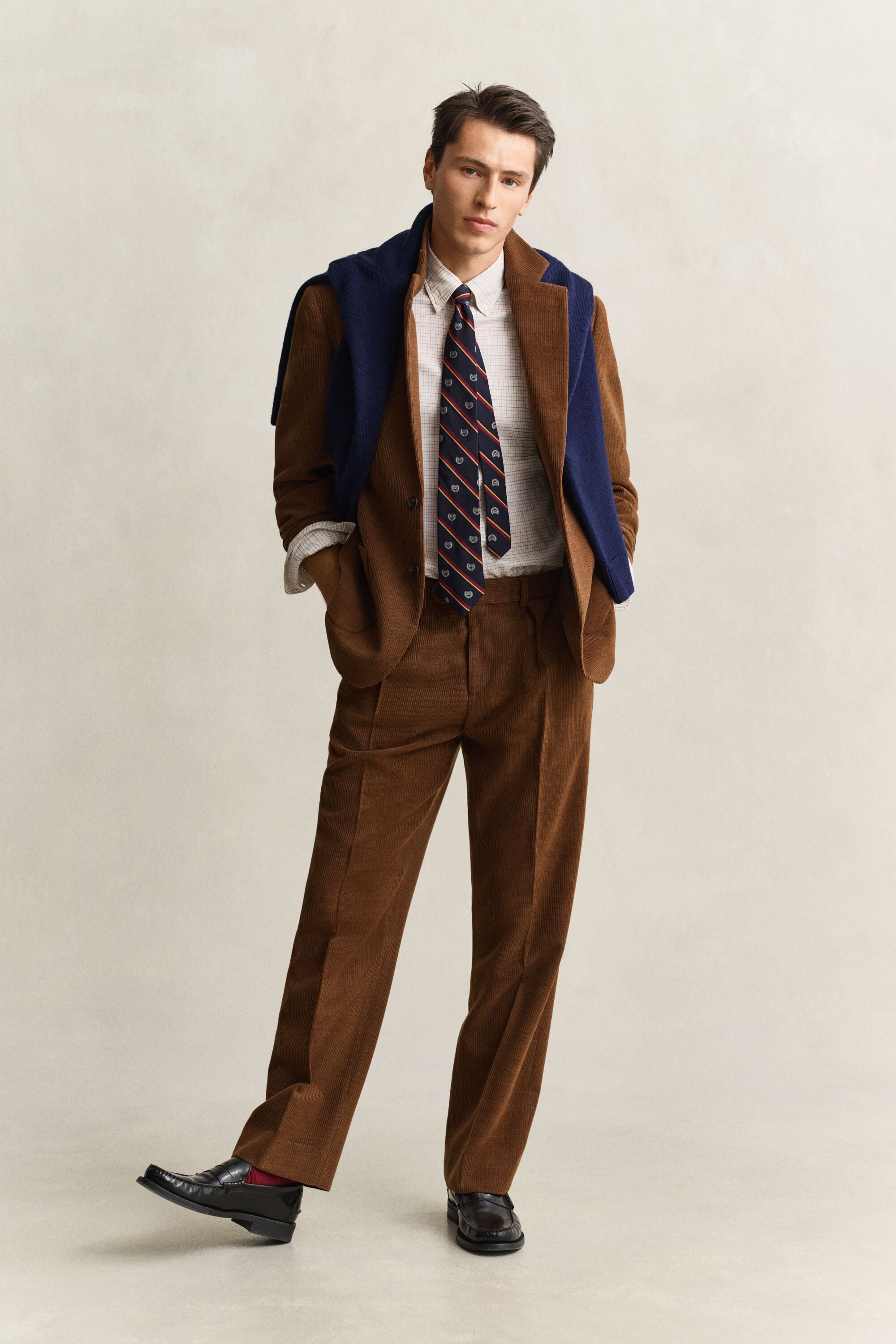 Gant x Yale Sakko aus Wollcord