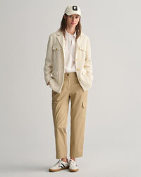 Slim Fit Blazerjacke mit Struktur