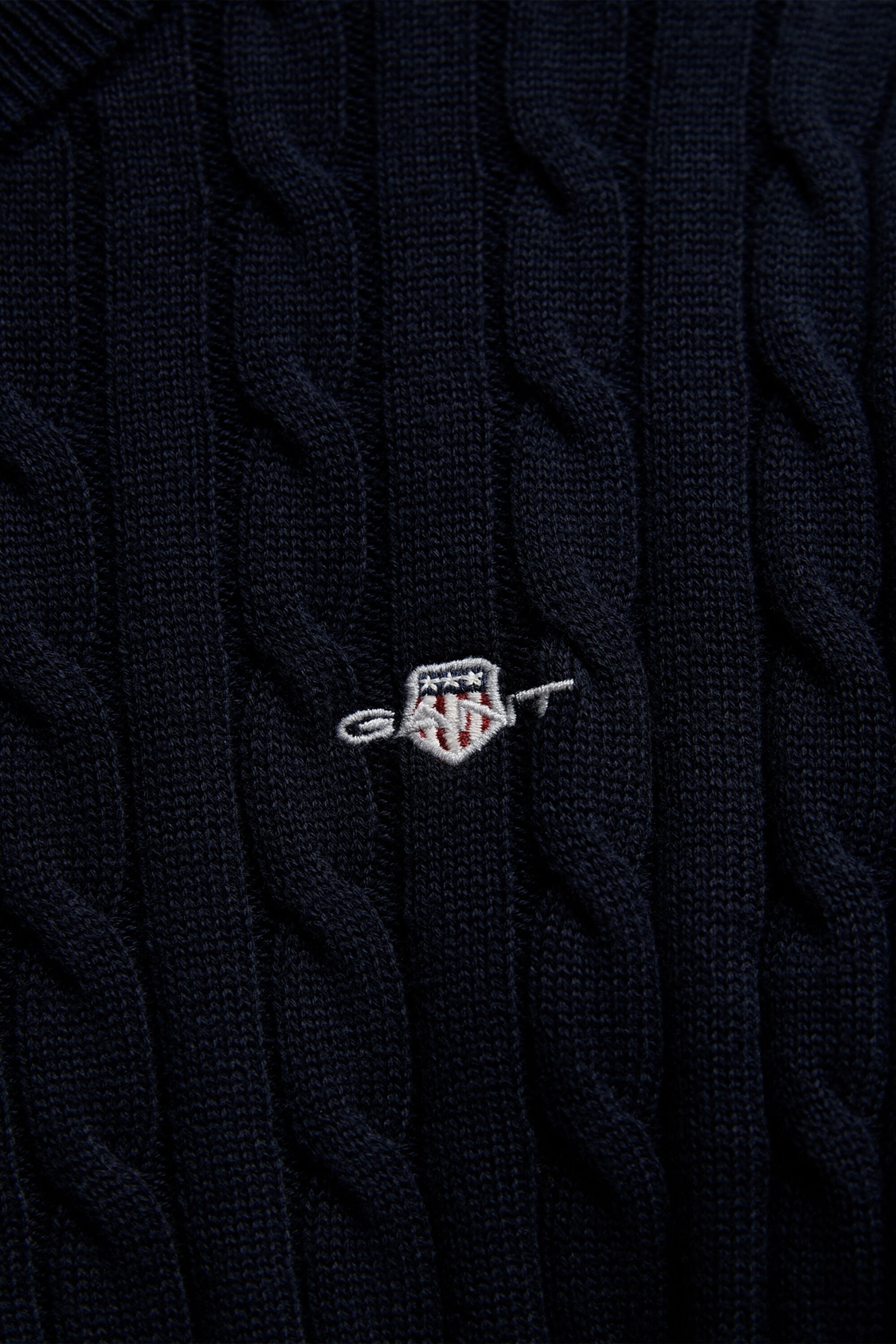 Teen Girls Shield Zopfstrickpullover