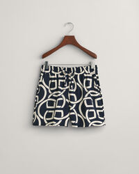 Relaxed Fit Monogram Pull-On Shorts mit Print