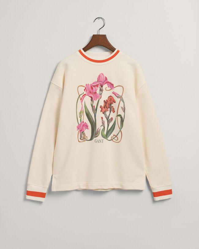 Iris Rundhals-Sweatshirt mit Print