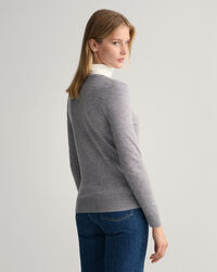 V-Neck Pullover aus Extra Fine Lambswool