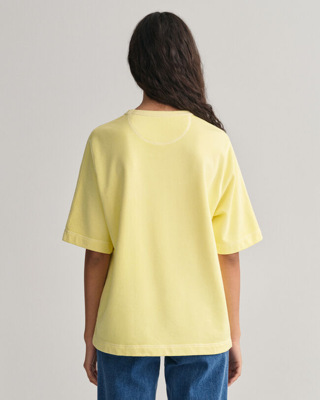 Sunfaded Kurzarm-Sweatshirt