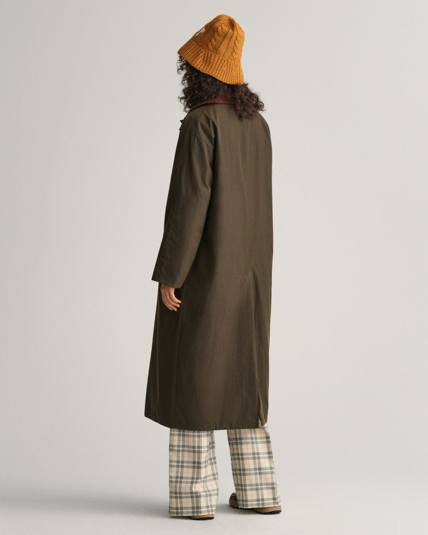 Gewachster Kurzmantel