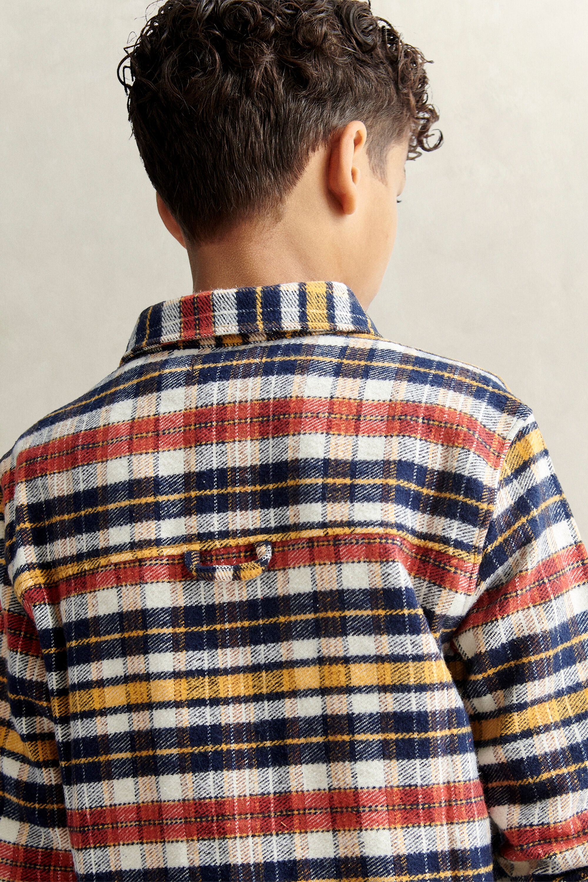 Teen Boys Hemdjacke mit Karomuster