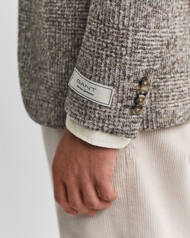 Kariertes Stricksakko