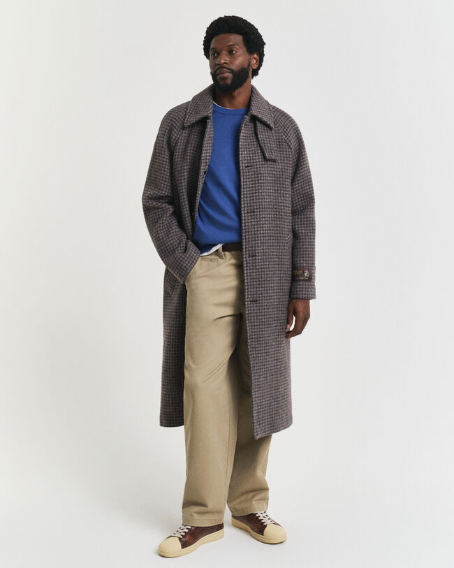 Klassischer Rundhalspullover aus Baumwolle