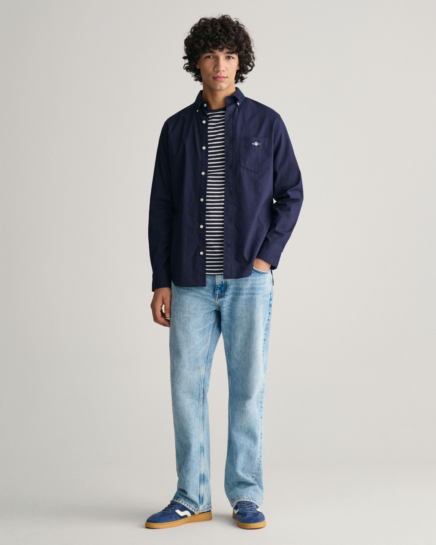 Regular Fit Baumwoll Leinen Hemd