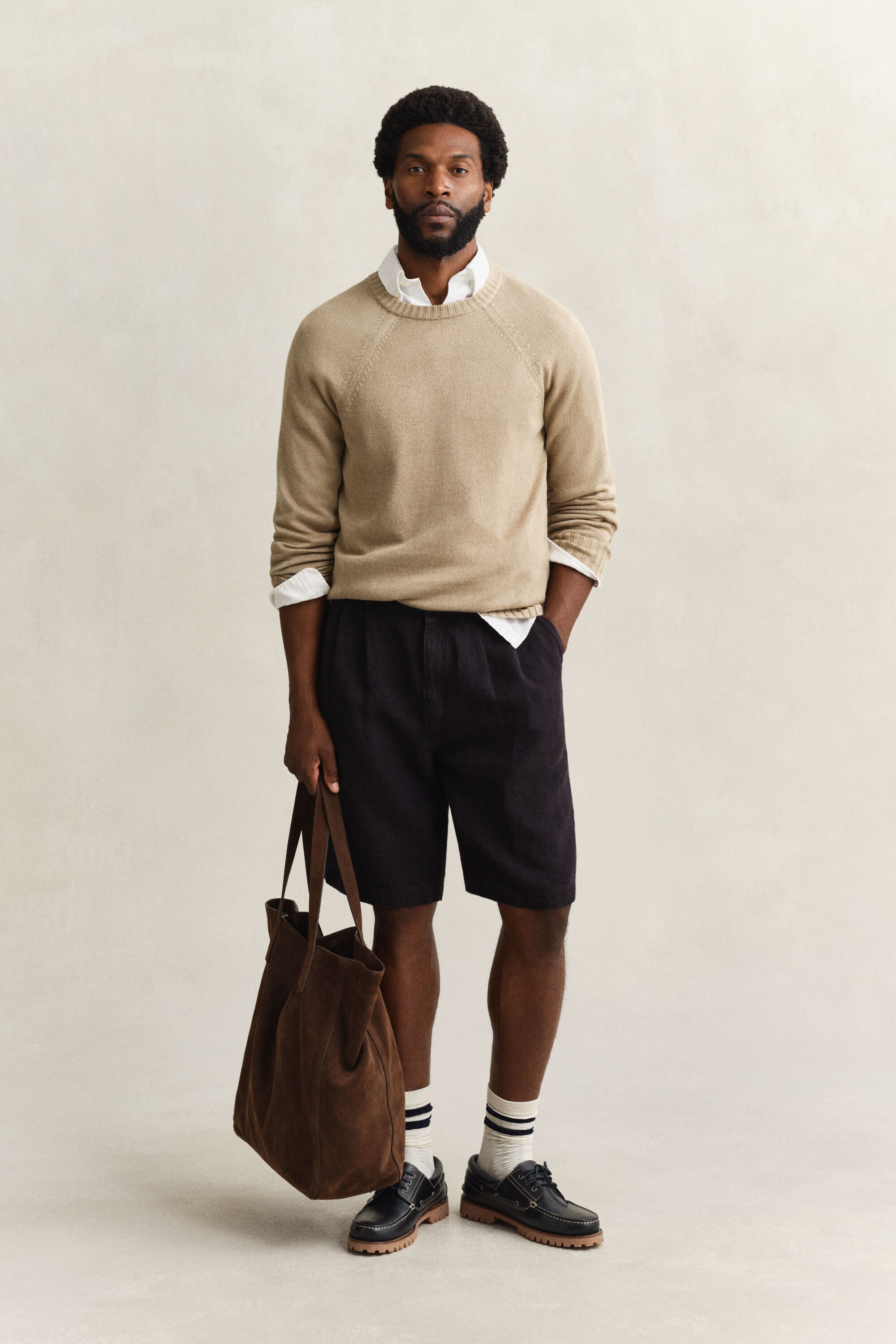 Pullover aus Leinenmix