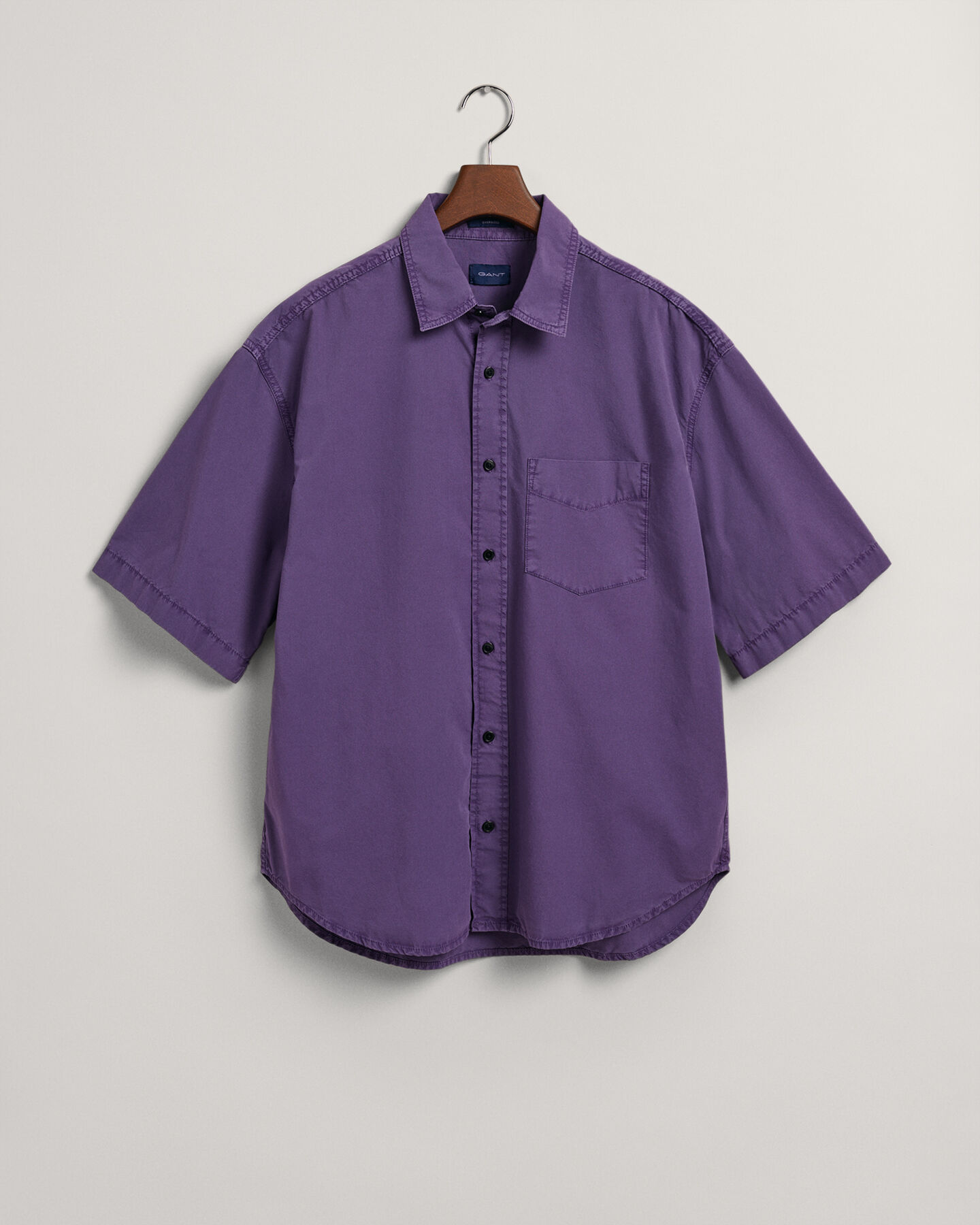 Oversized Fit Sunfaded Kurzarmhemd