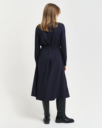 Hemdblusenkleid mit Tasche