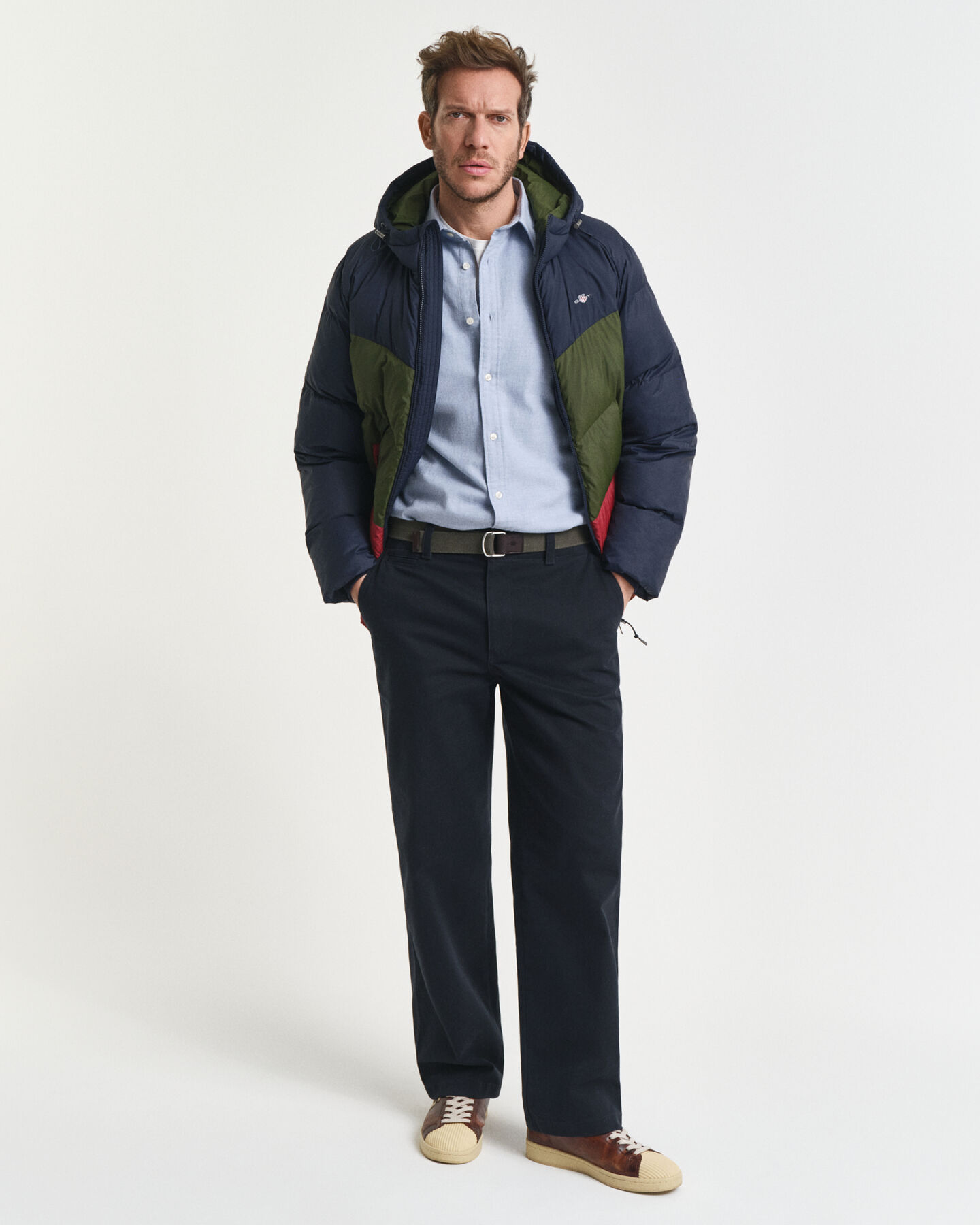 Regular Fit Melange Flanellhemd