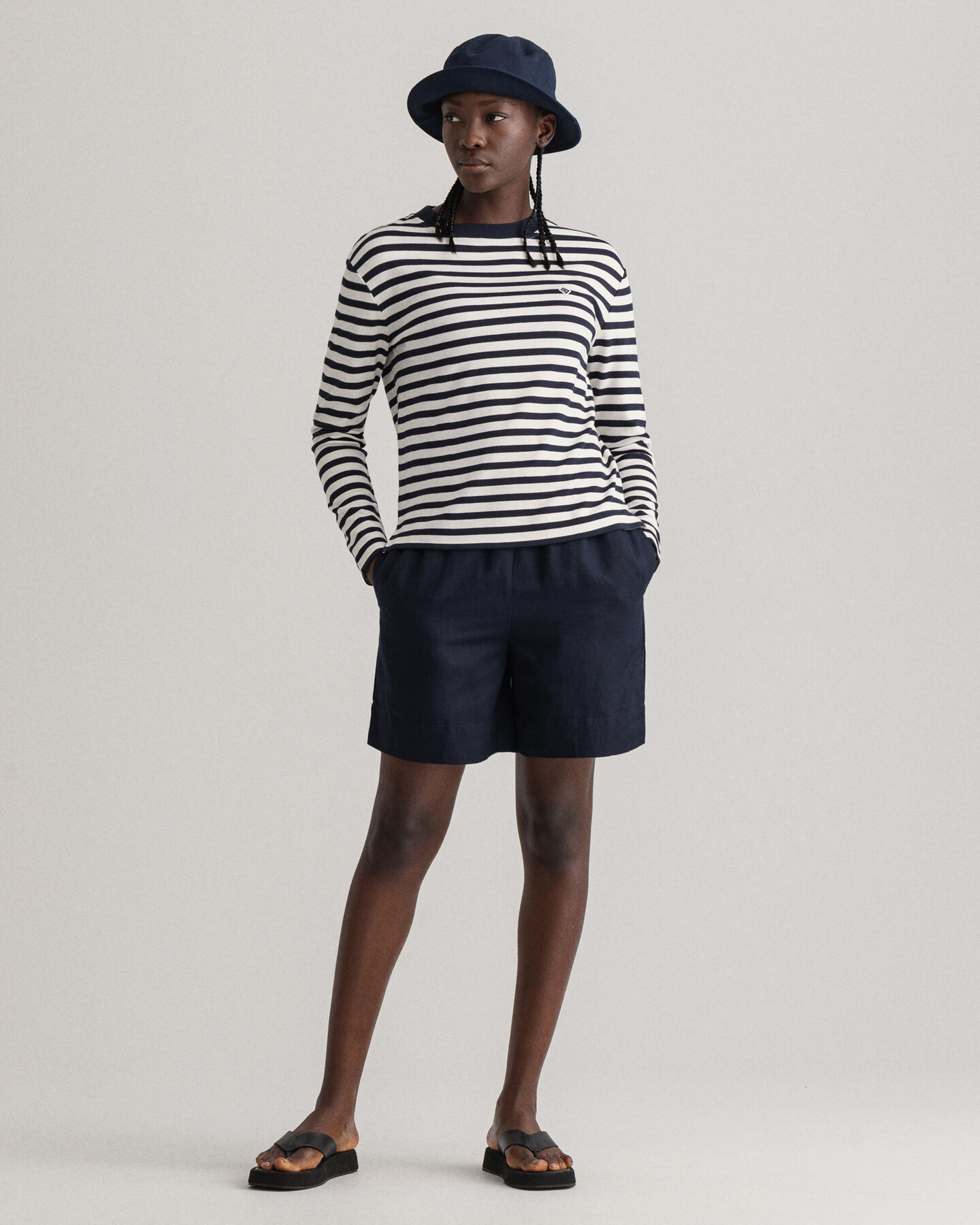 Icon G T-Shirt mit Streifen