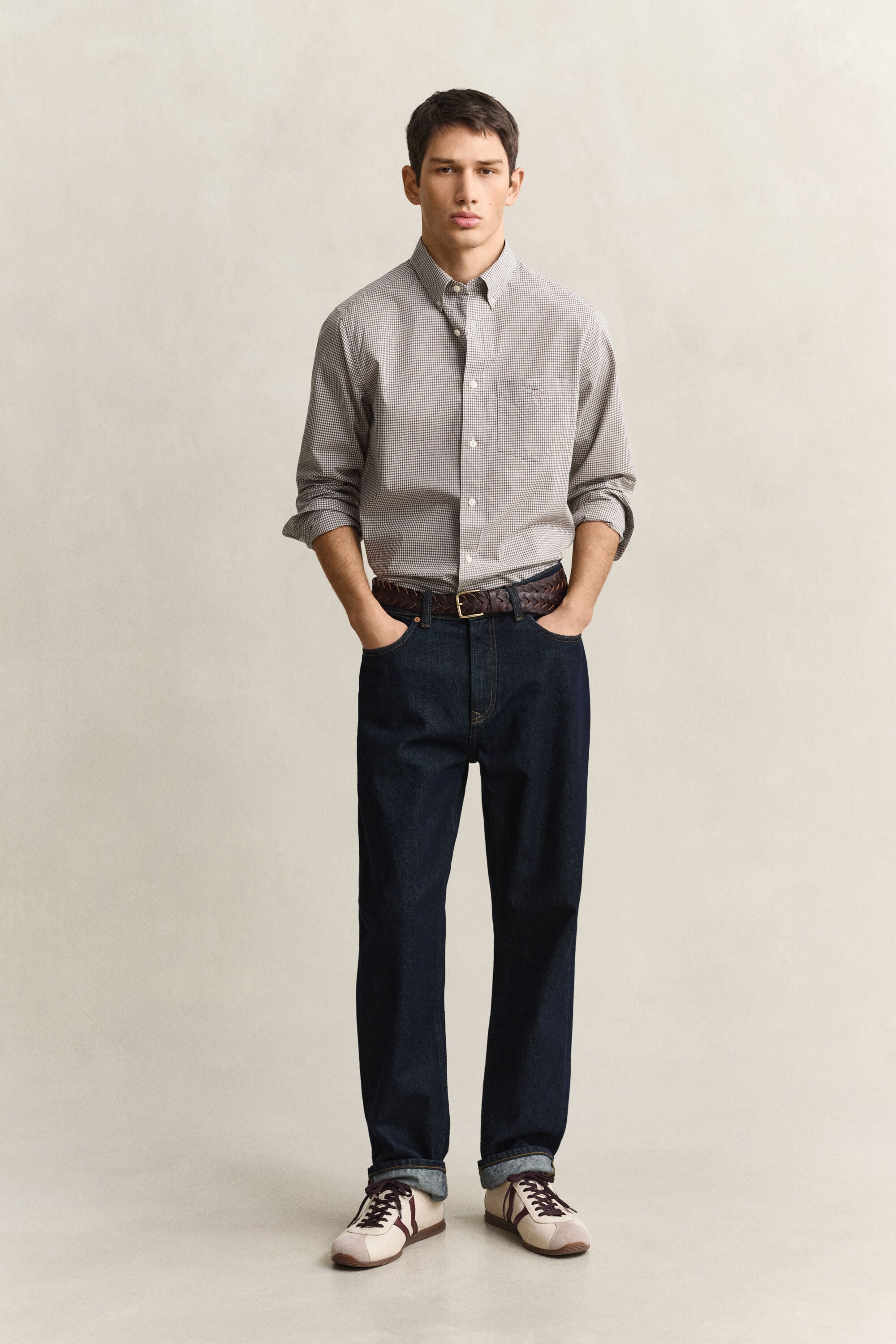 Gingham Classic Popeline Hemd