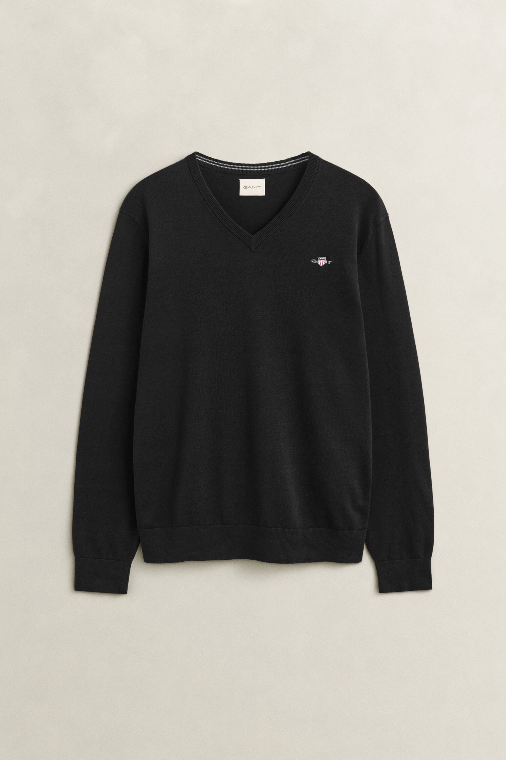 Klassischer V-Neck Pullover aus Baumwolle