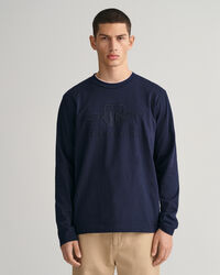 Tonal Shield Langarm-T-Shirt