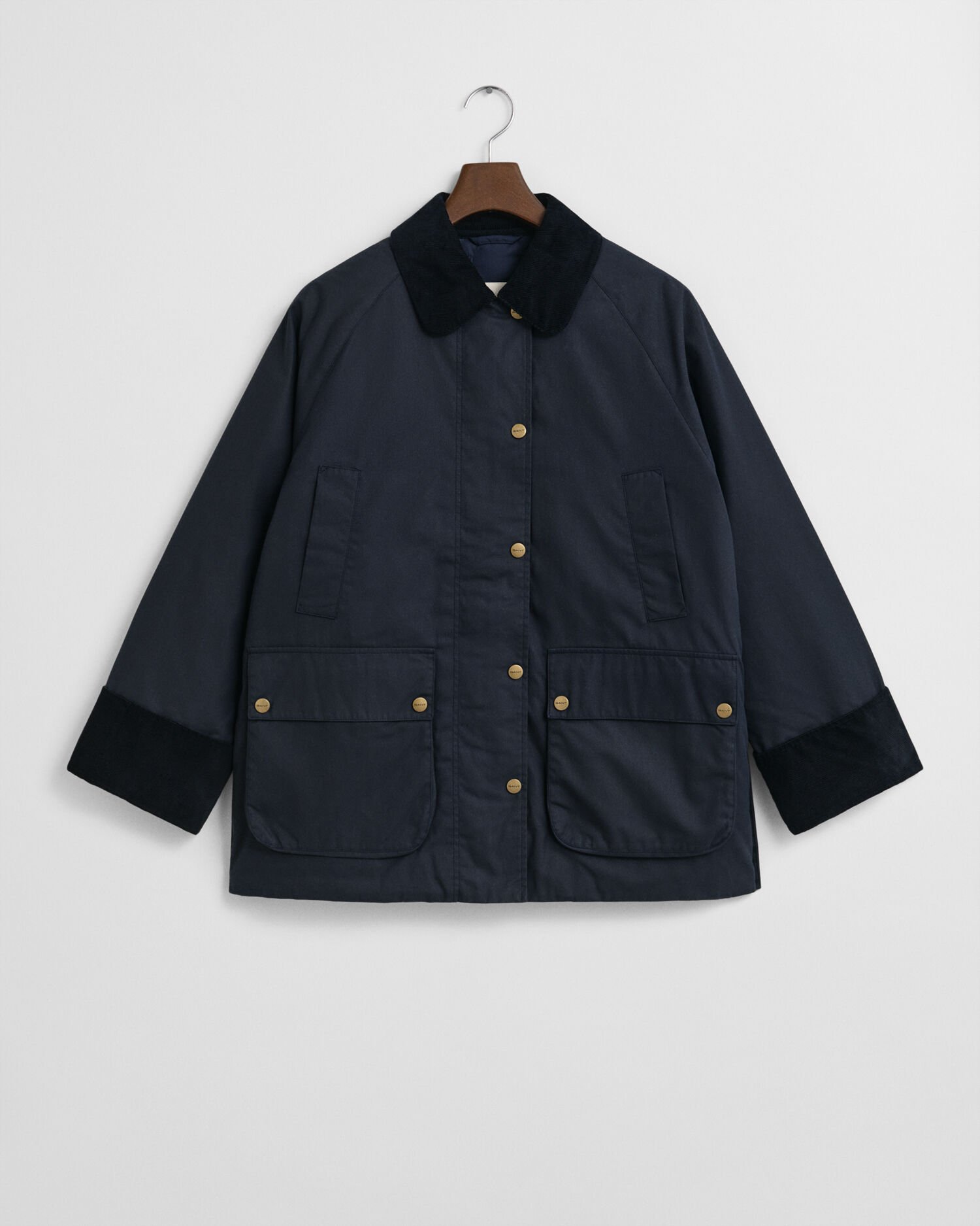 Waxed Cotton Double Decker Jacke