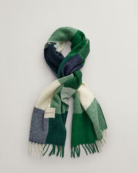 Webschal mit Karomuster