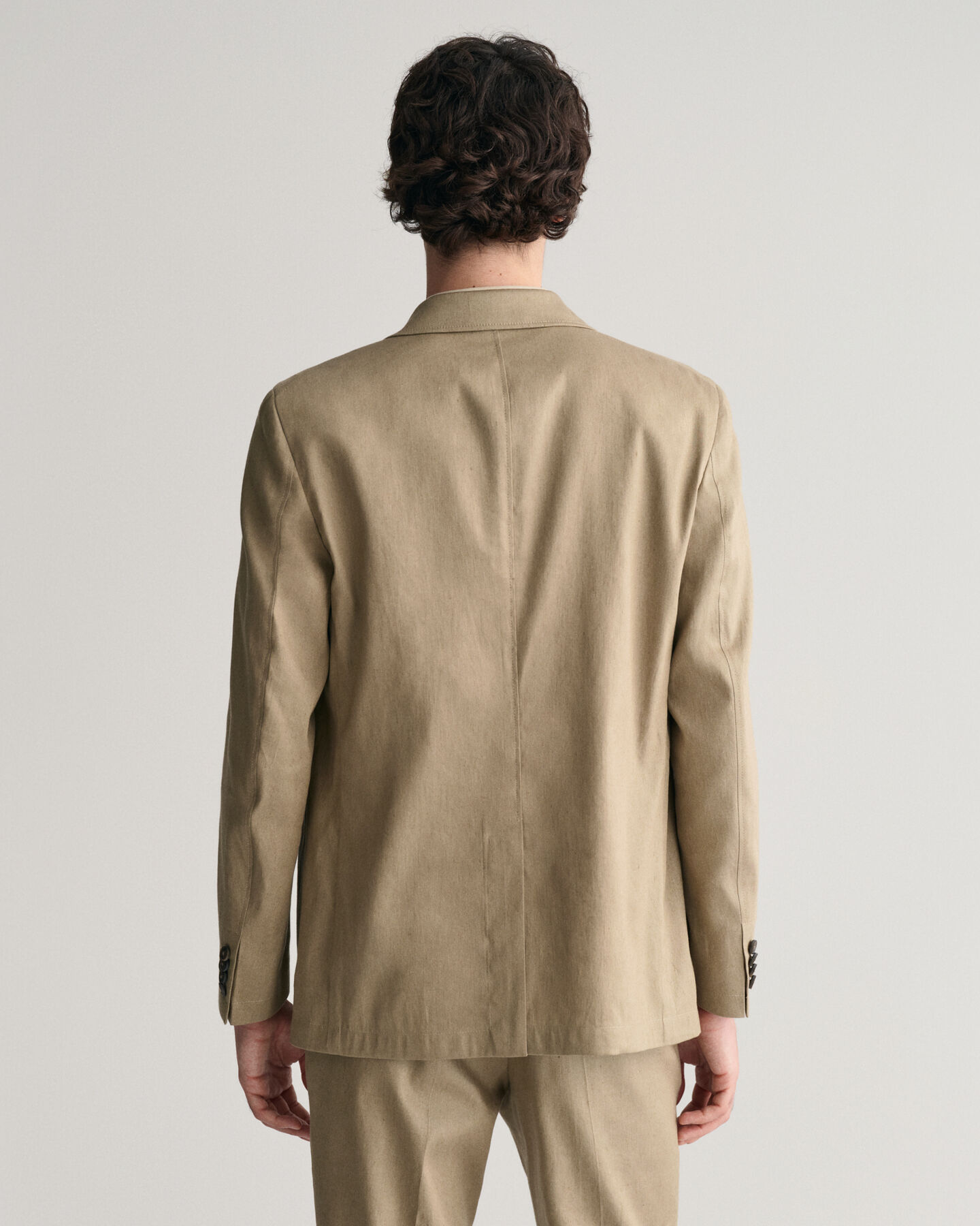 Baumwoll Leinen Anzugsakko