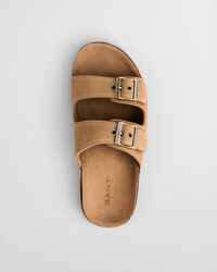 Fairfo Veloursleder-Sandale