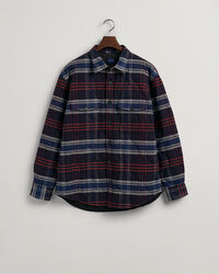 Gesteppte Flanell-Hemdjacke