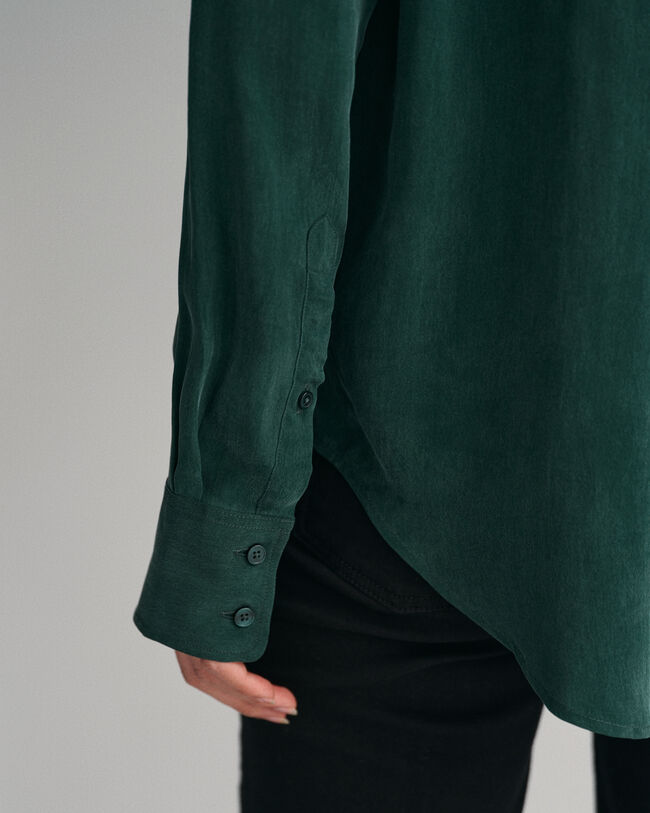 Relaxed Fit Utility-Bluse