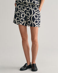 Relaxed Fit Monogram Pull-On Shorts mit Print