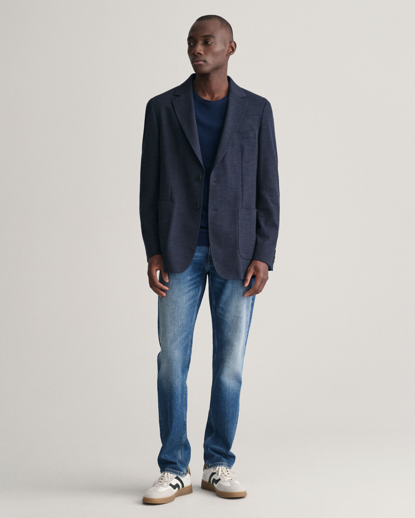 Baumwoll Leinen Sakko