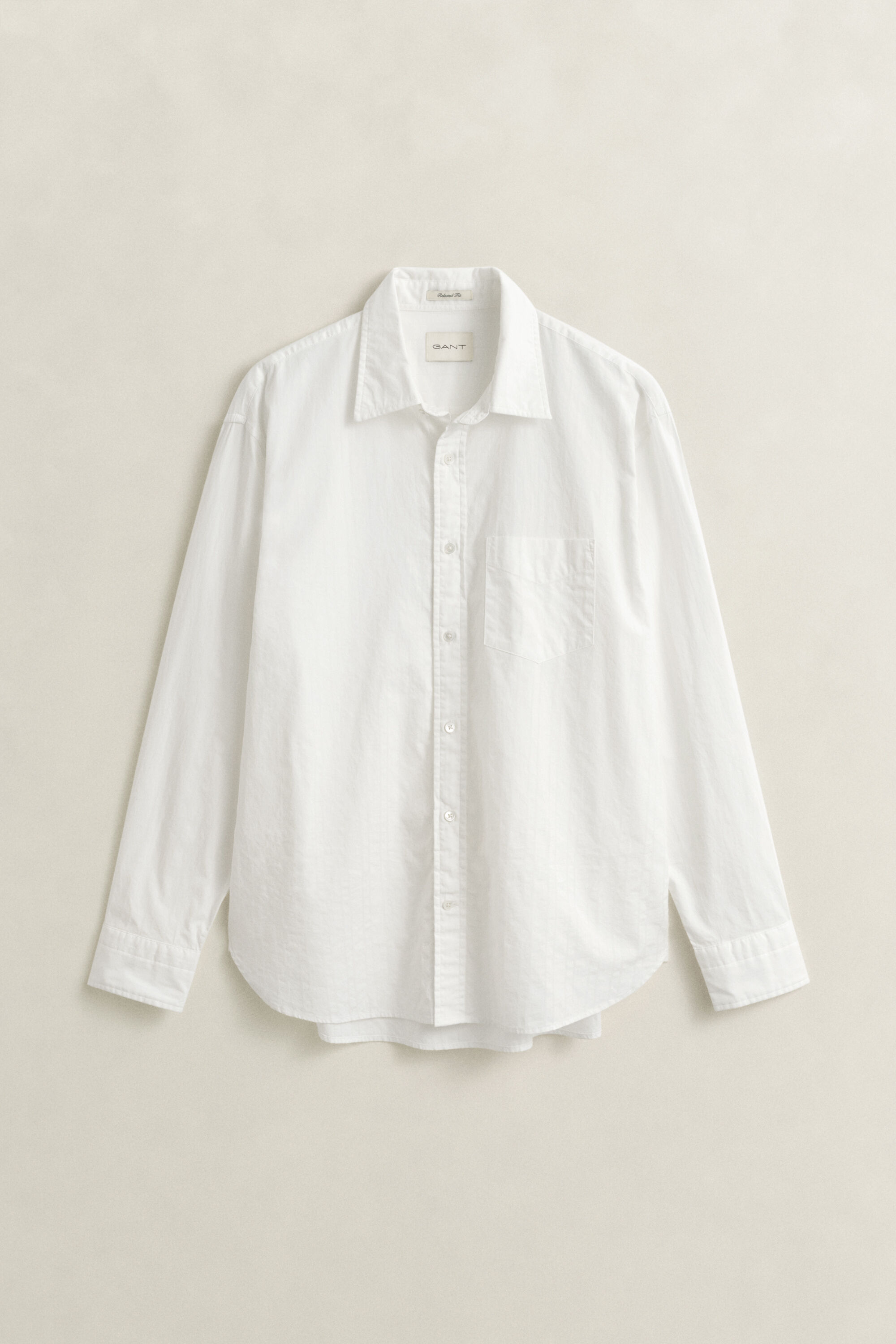 Relaxed Fit Dobby Stripe Hemd