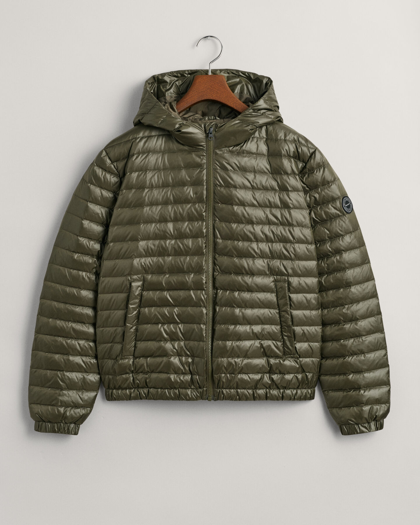 Teens Shiny Leichte Daunensteppjacke