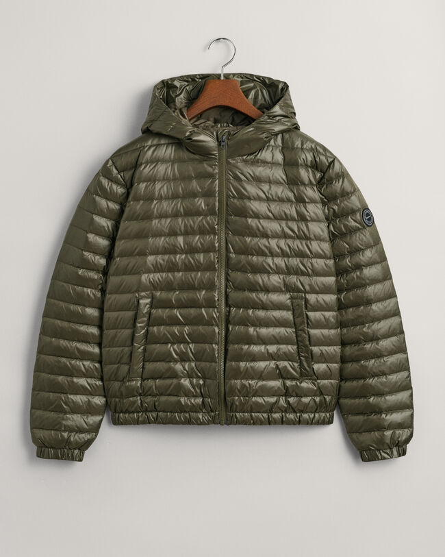 Teens Shiny Leichte Daunensteppjacke