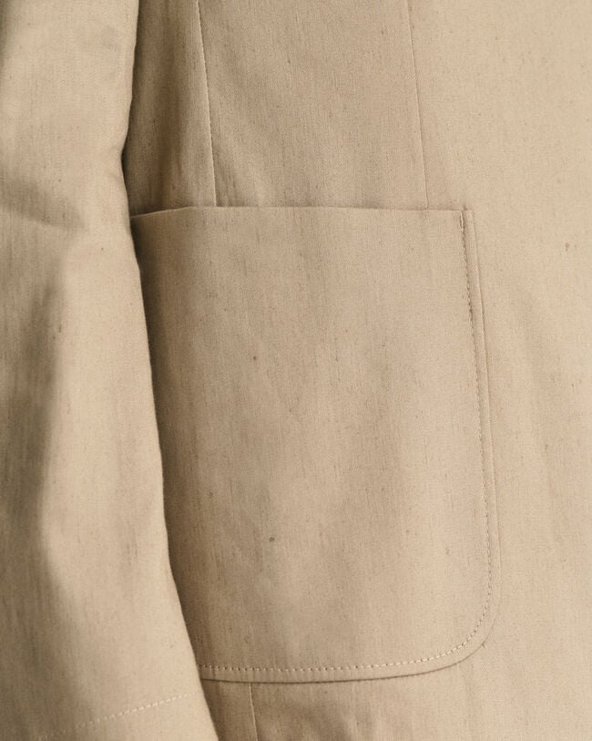 Baumwoll Leinen Anzugsakko