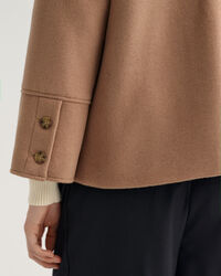 Cropped Jacke aus Wollmischung