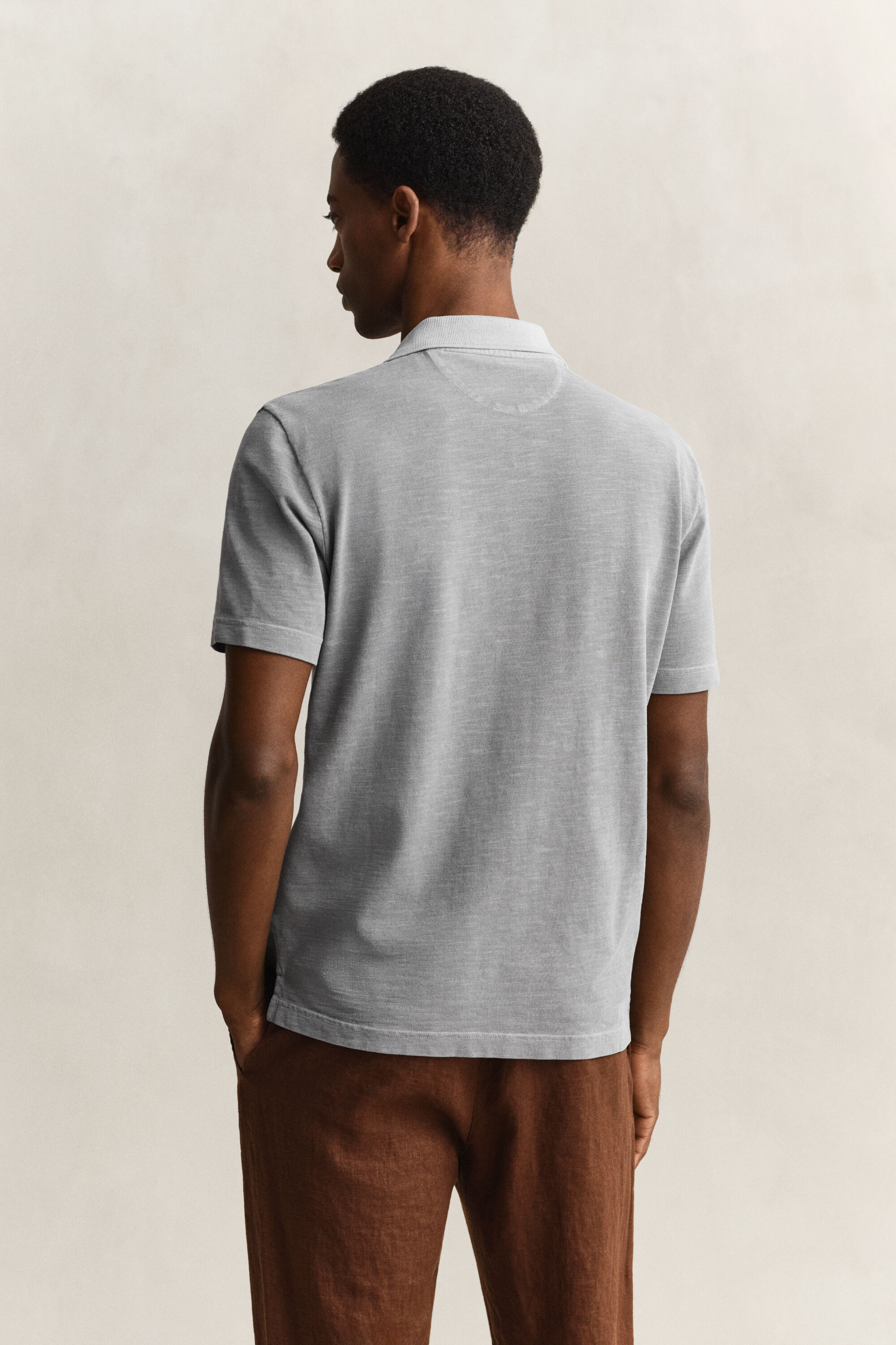 Gewaschenes Poloshirt