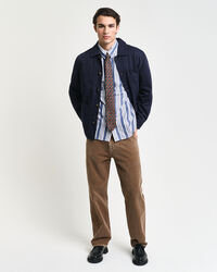 Stückgefärbte Hemdjacke