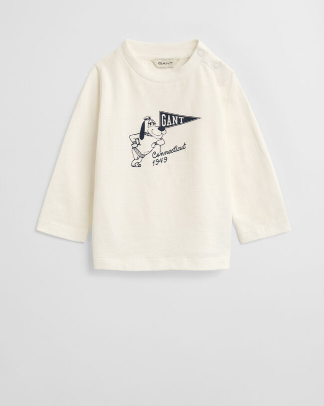 Baby Graphic Langarmshirt mit Hunde-Print