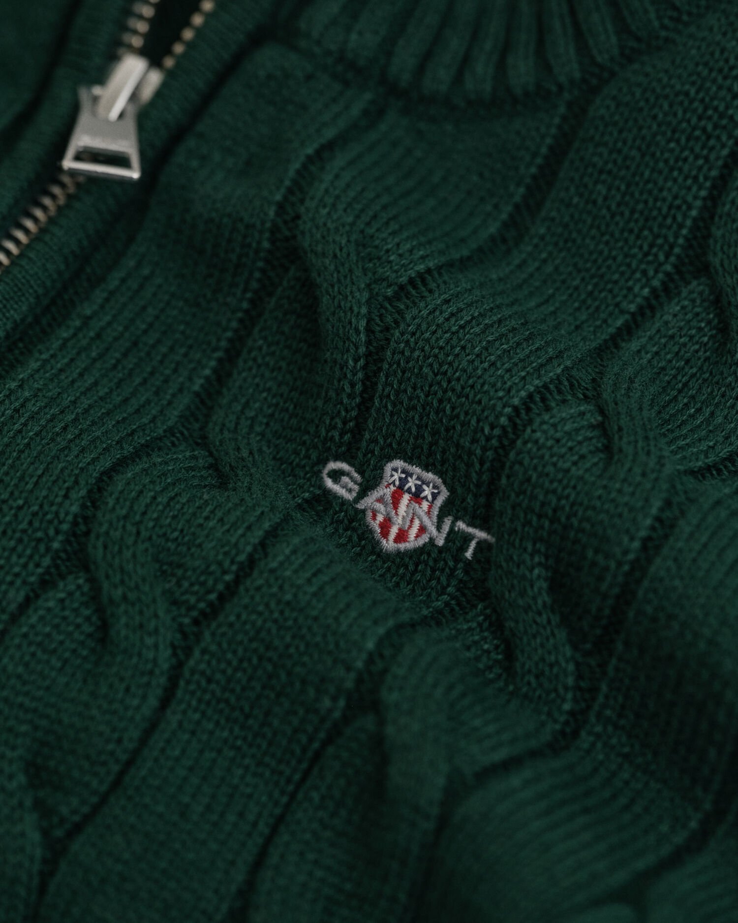 Kids Troyer aus Baumwolle mit Zopfmuster