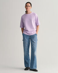 Sunfaded Kurzarm-Sweatshirt