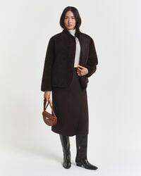 Handgenähter Midi-Wickelrock