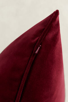 Kissenhülle aus Samt — VIBRANT BURGUNDY 1