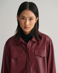 Hemdjacke aus Kunstleder