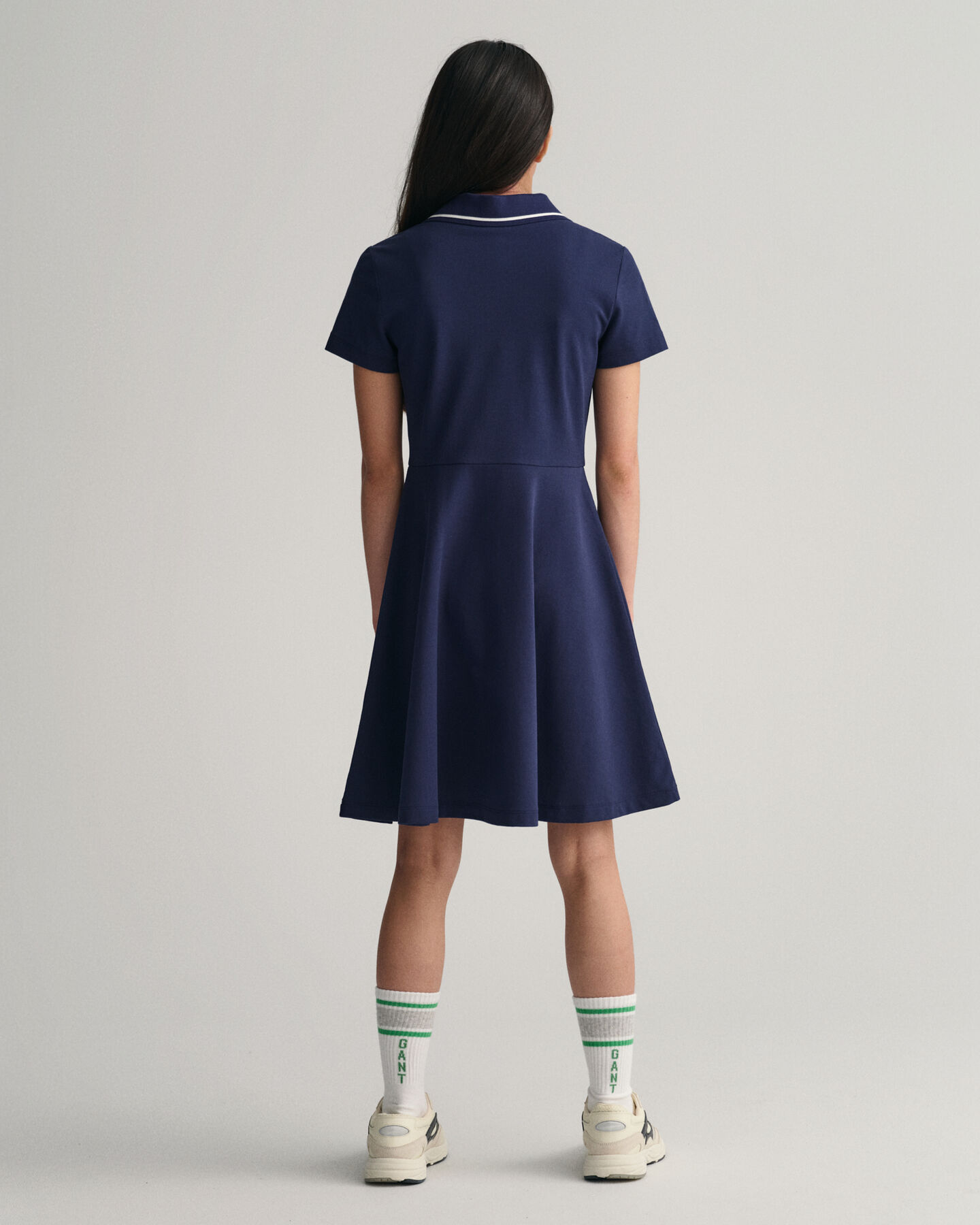 Teen Girls Piqu&eacute; Rugger Kleid