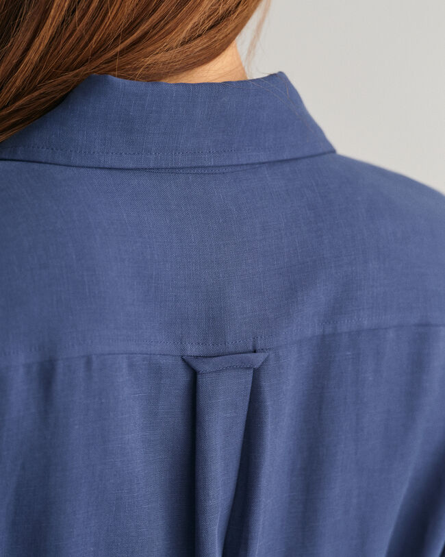 Hemdblusenkleid mit Tasche