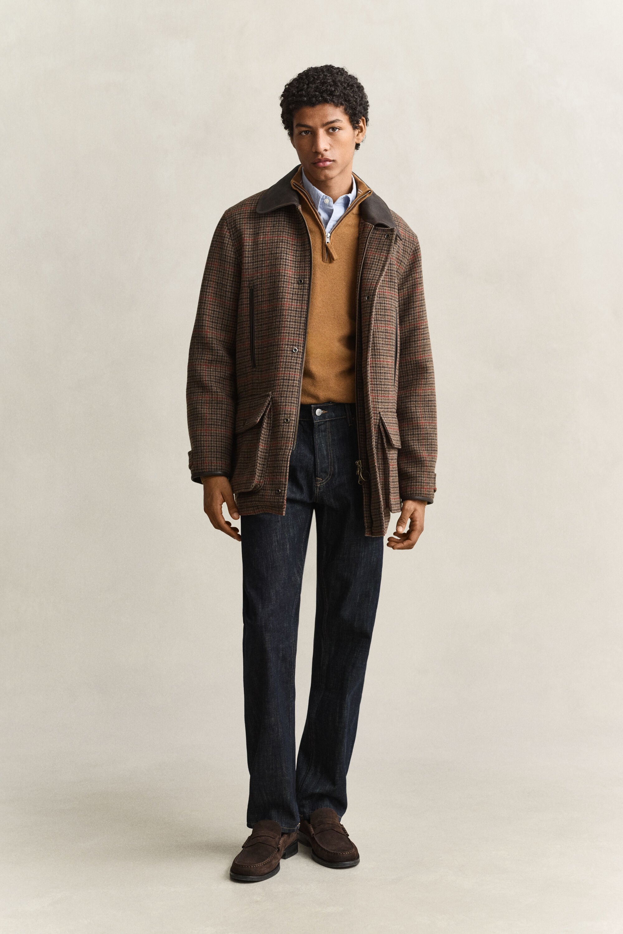 Decker Jacket aus englischem Tweed