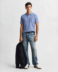 Regular Fit Shield Piqu&eacute; Poloshirt
