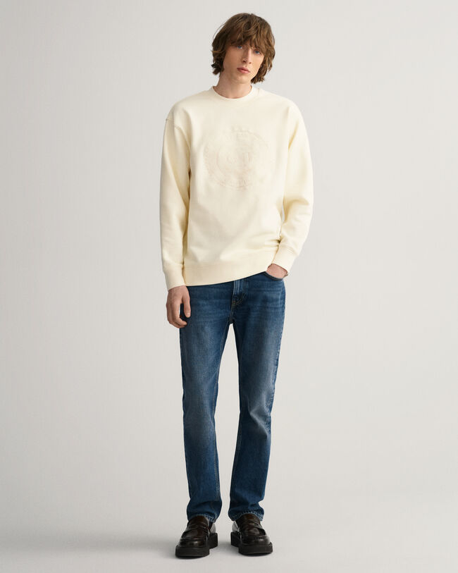 Monogram Rundhals-Sweatshirt