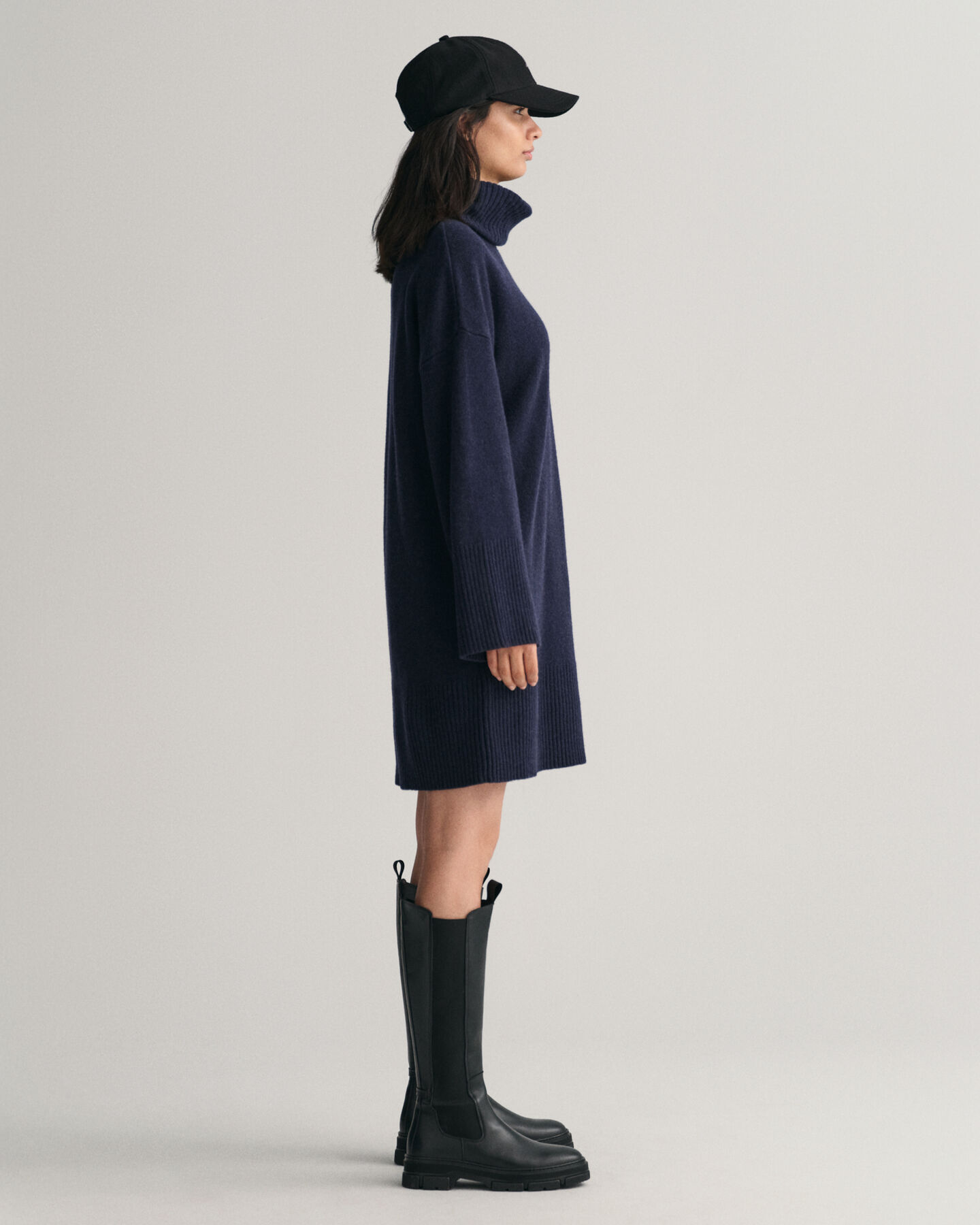 Lounge Rollkragenkleid