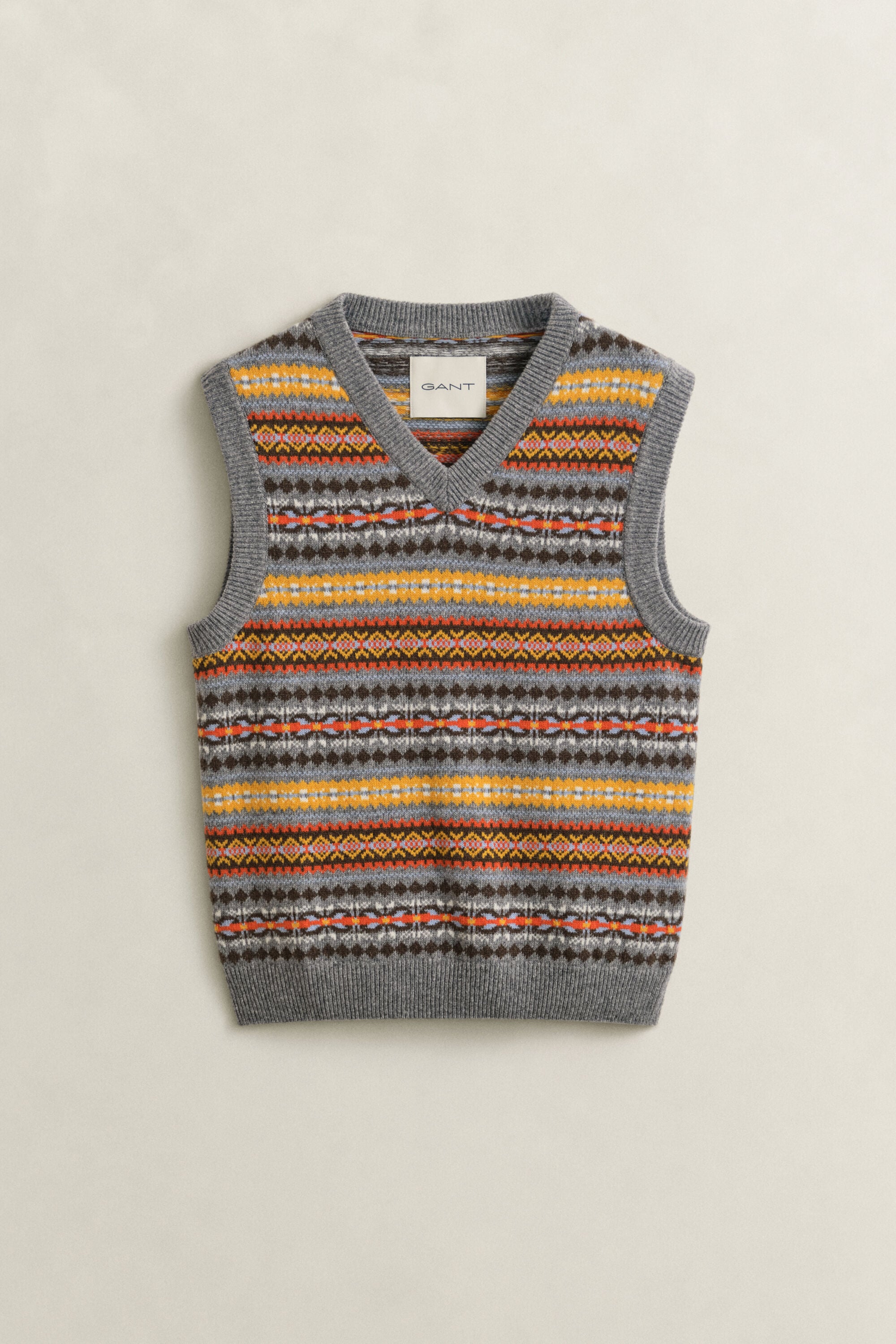 Pullunder mit Fair-Isle-Muster